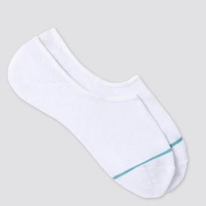 NWT White No Show Sock - Size 3